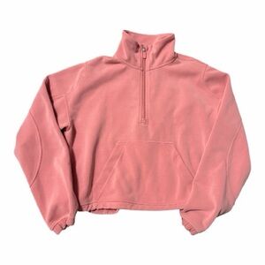 lululemon athletica Pink Half-Zip Pullover Sweatshirt